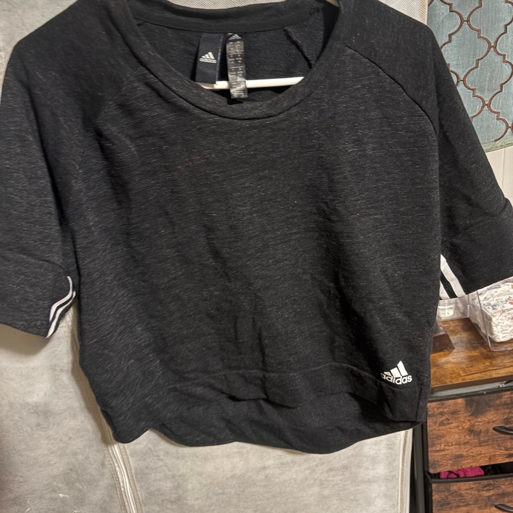 Adidas Black Short Sleeve Top - Picture 2 of 2